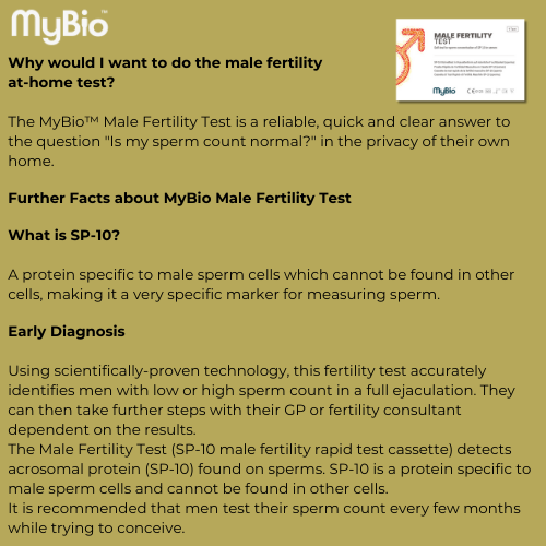 MyBio Male Fertility Rapid Test