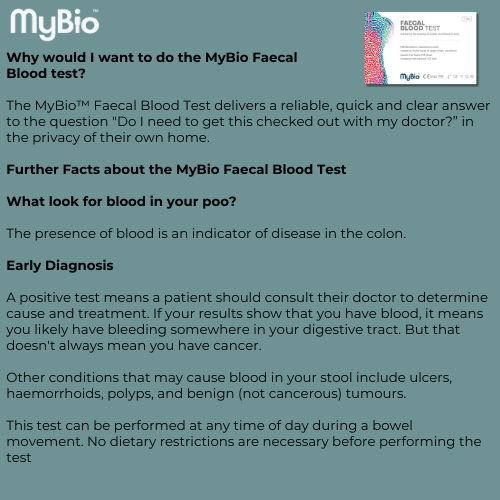 MyBio Faecal Blood Rapid Test