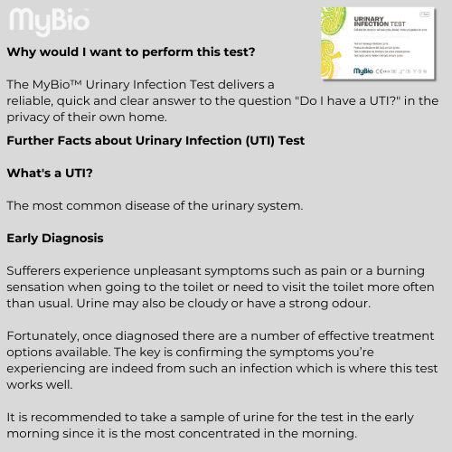 MyBio Urinary Tract Infection Rapid Test
