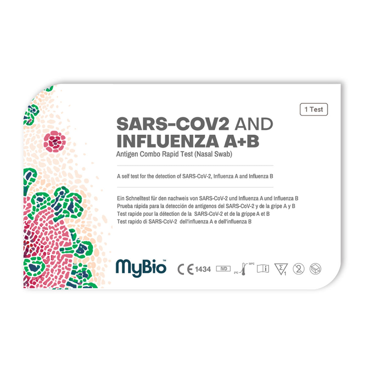 MyBio COVID-19 & Flu Combo Antigen Test
